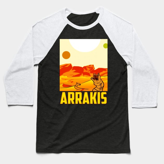 Visit Arrakis Baseball T-Shirt by RocketPopInc